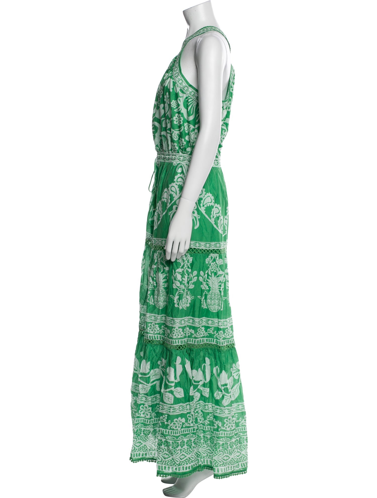 Farm Rio Printed Long Dress w/ Tags