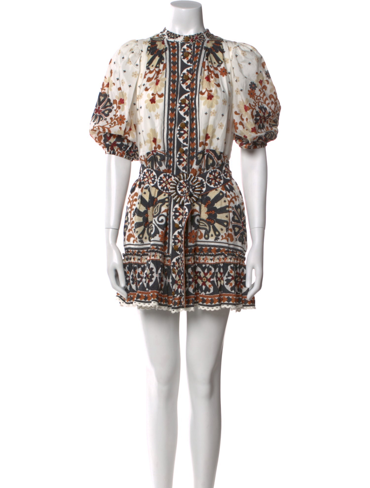 Farm Rio Printed Mini Dress