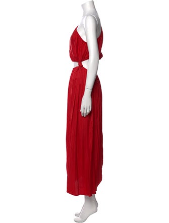 Farm Rio One-Shoulder Long Dress