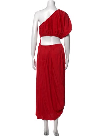 Farm Rio One-Shoulder Long Dress