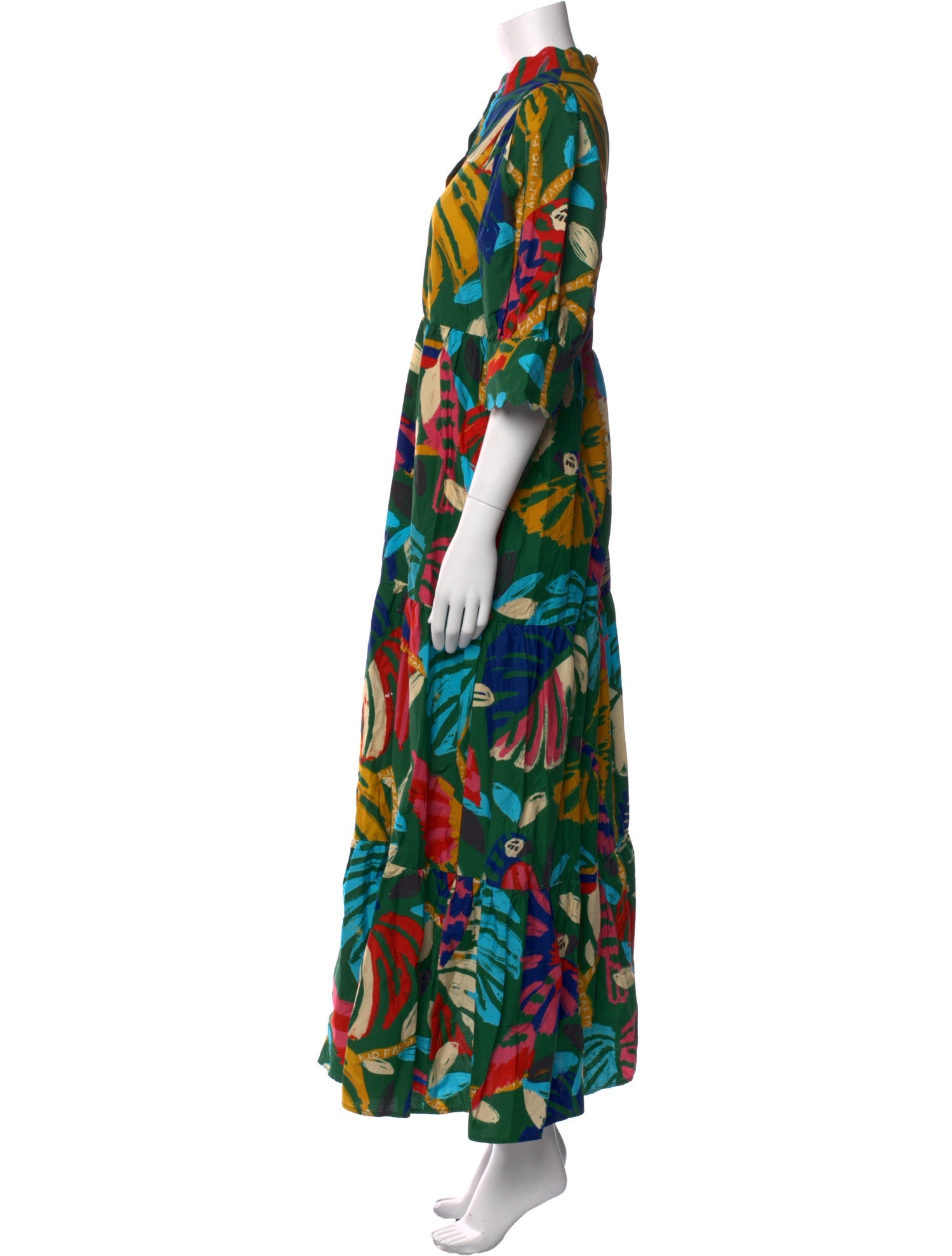 Farm Rio Printed Long Dress