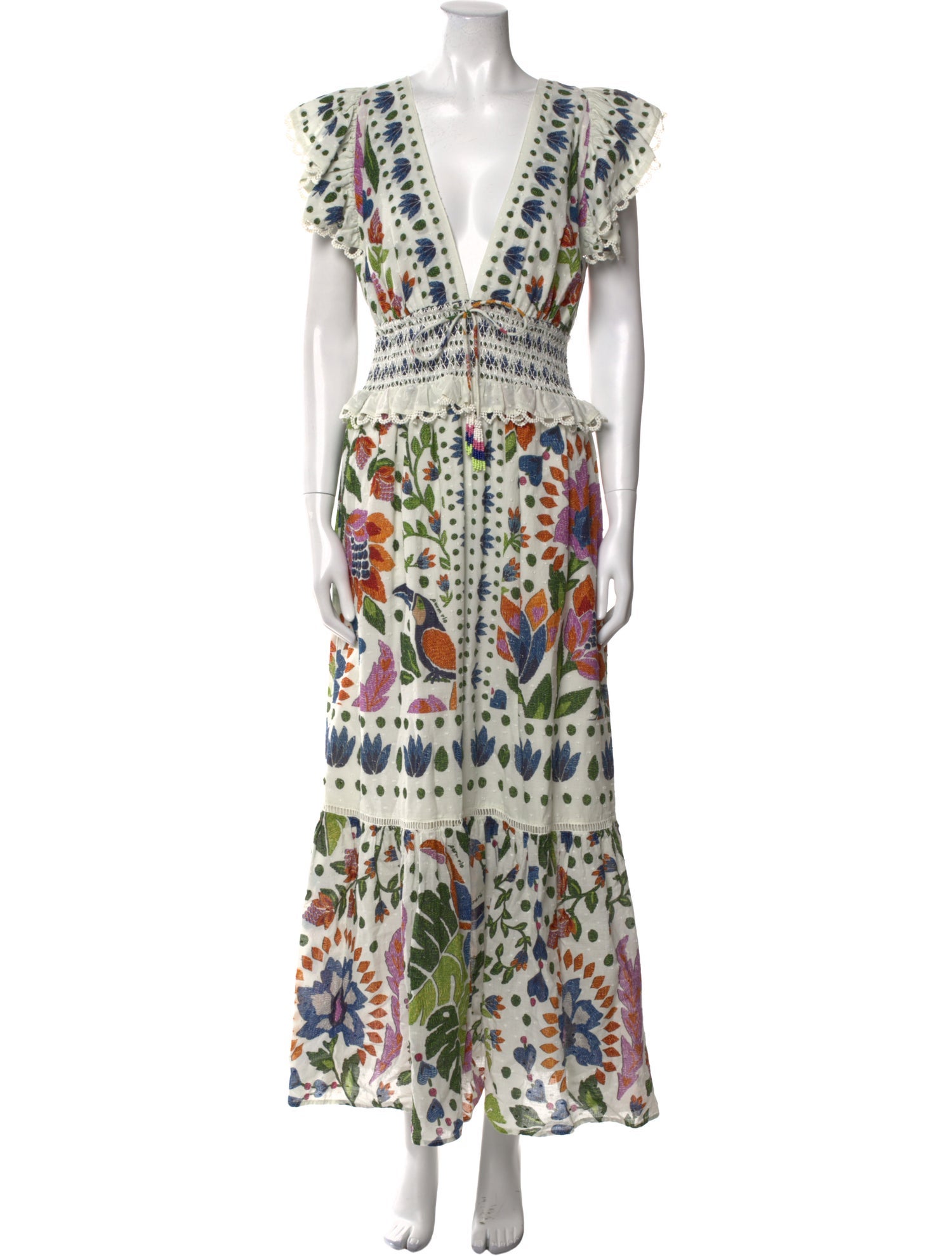 Farm Rio Printed Long Dress