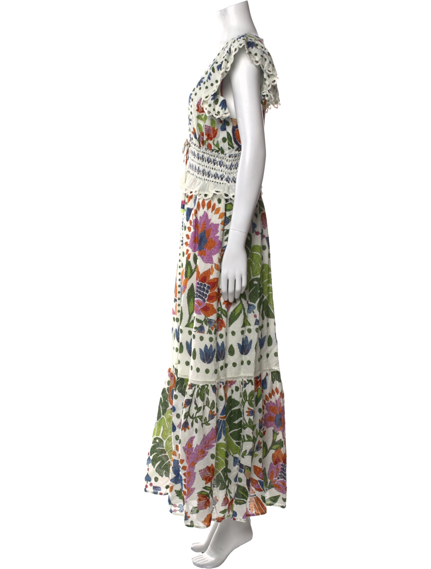 Farm Rio Printed Long Dress