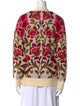 Farm Rio Printed V-Neck Sweater