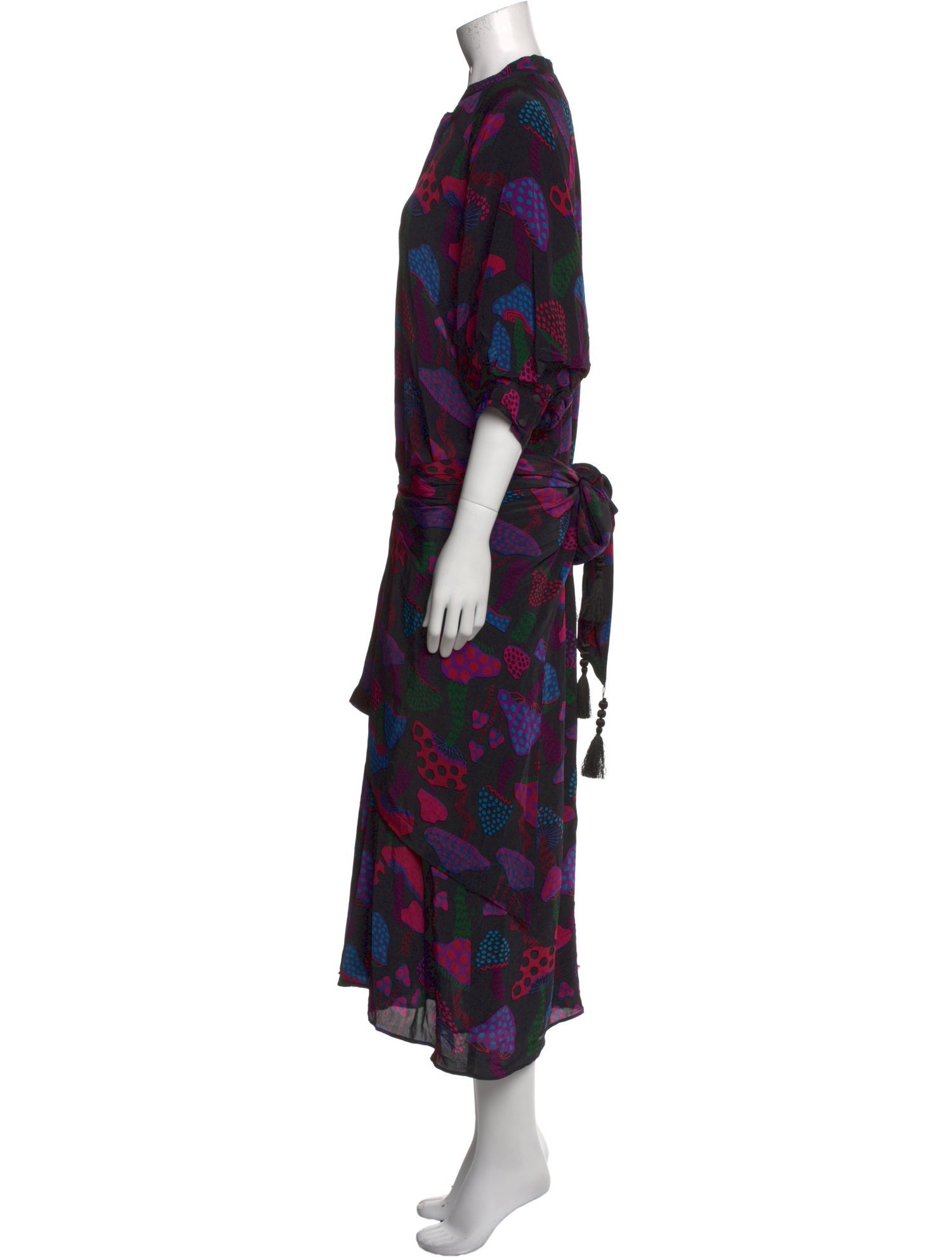 Farm Rio Floral Print Long Dress