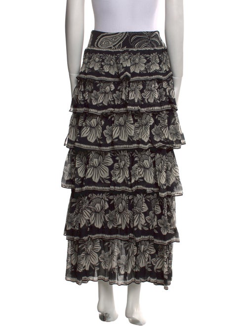 Farm Rio Floral Print Long Skirt