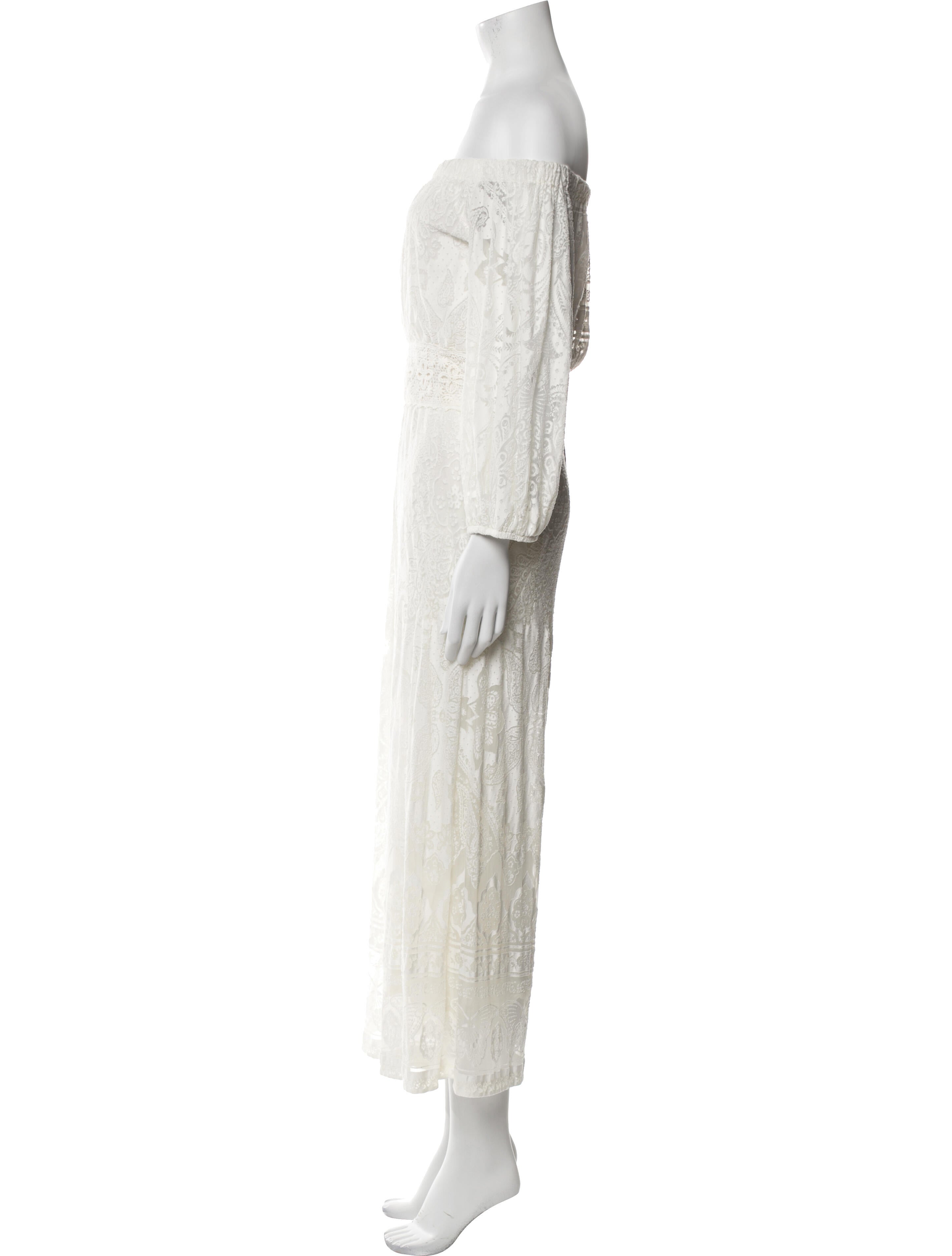 Farm Rio Off-The-Shoulder Jumpsuit