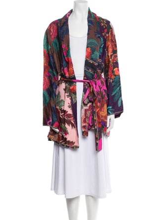 Farm Rio Floral Print Jacket