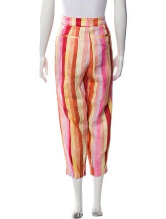 Farm Rio Linen Straight Leg Pants