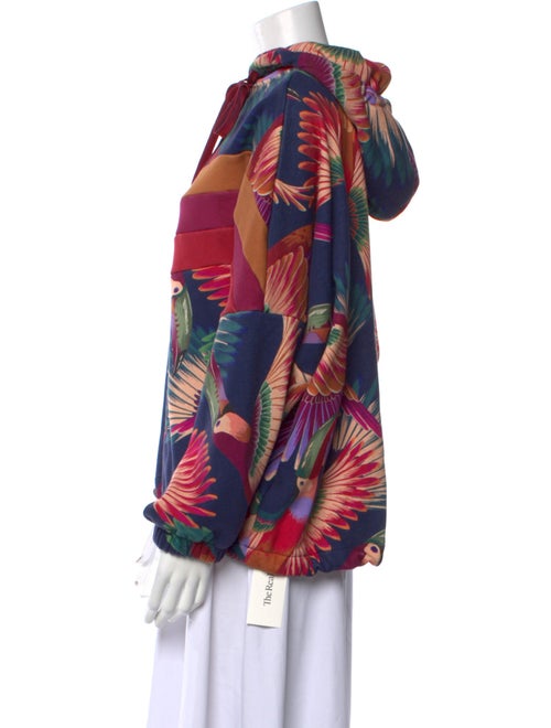 Farm Rio Printed Crew Neck Blouse