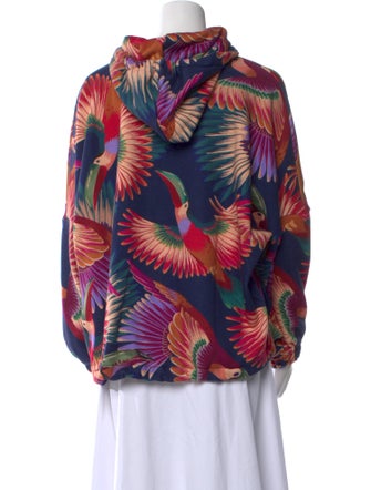 Farm Rio Printed Crew Neck Blouse