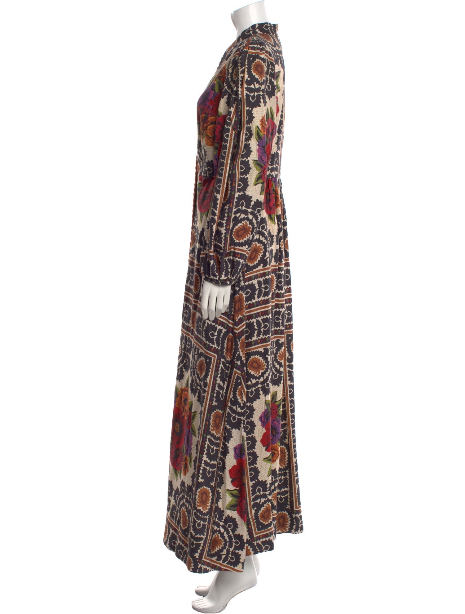 Farm Rio Paisley Print Knee-Length Dress