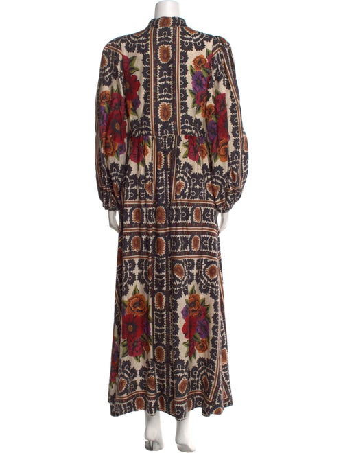 Farm Rio Paisley Print Knee-Length Dress