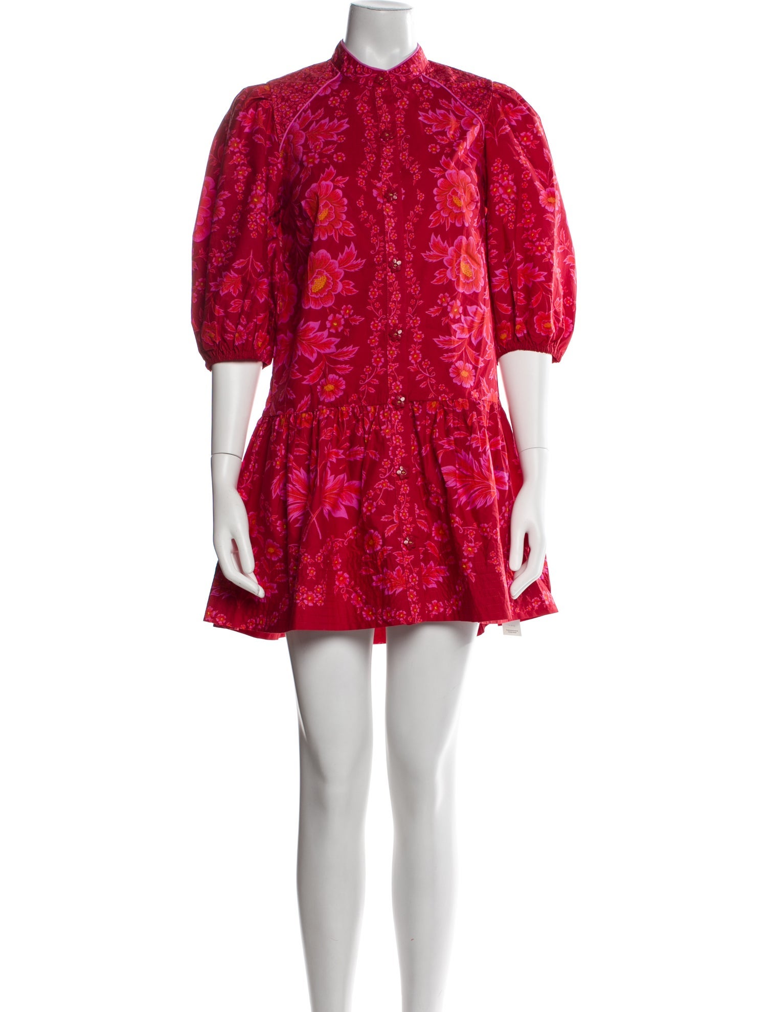 Farm Rio Floral Print Mini Dress w/ Tags