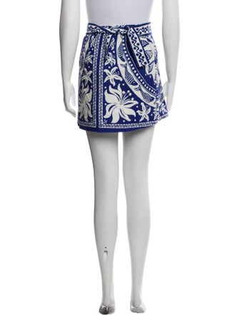 Farm Rio Printed Mini Skirt