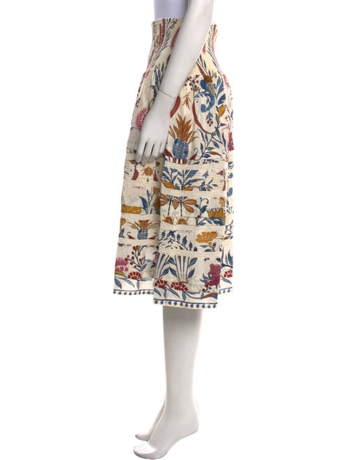 Farm Rio Floral Print Knee-Length Skirt