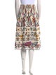 Farm Rio Floral Print Knee-Length Skirt