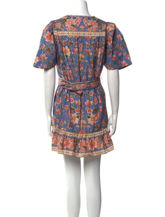 Farm Rio Floral Print Mini Dress