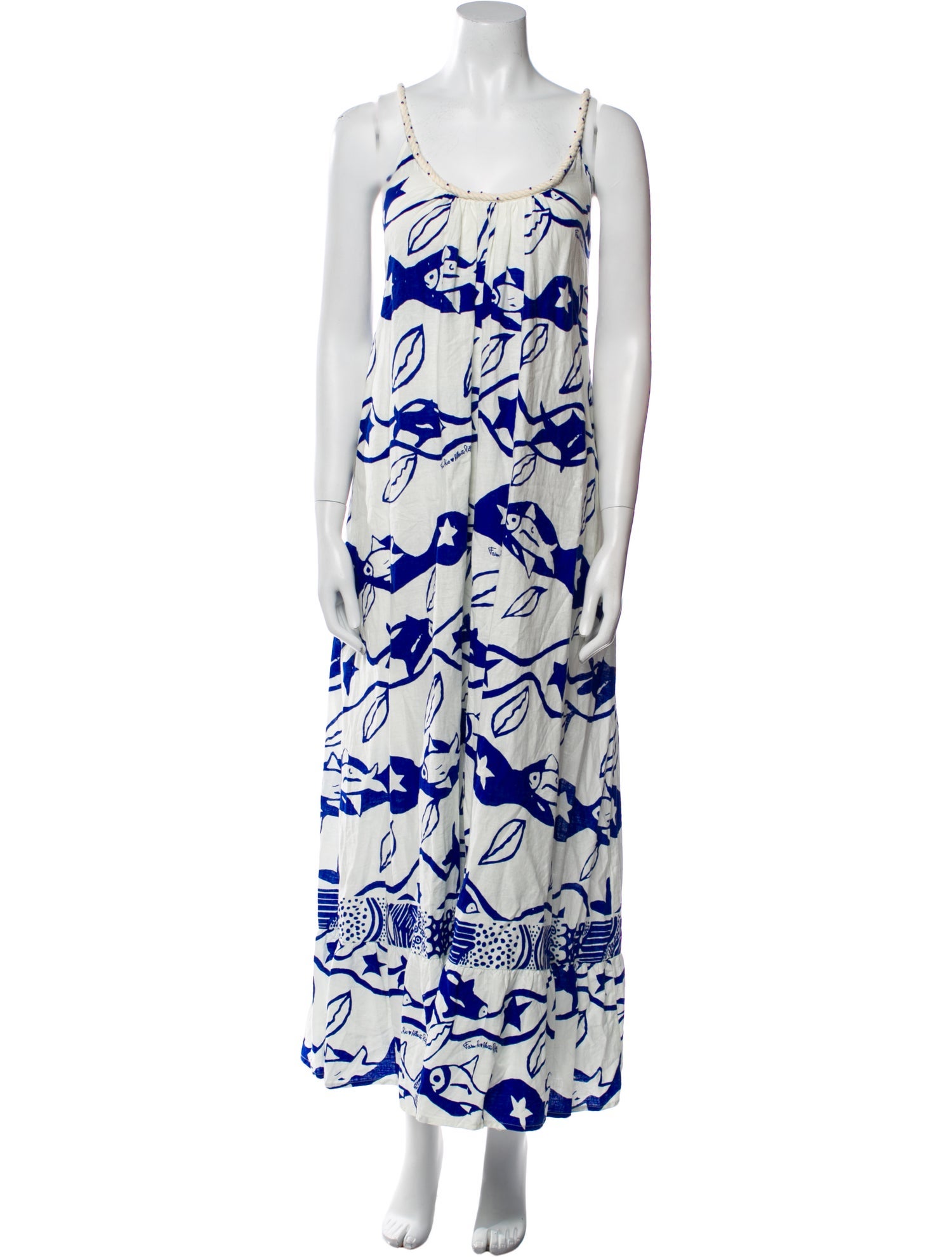 Farm Rio Linen Long Dress