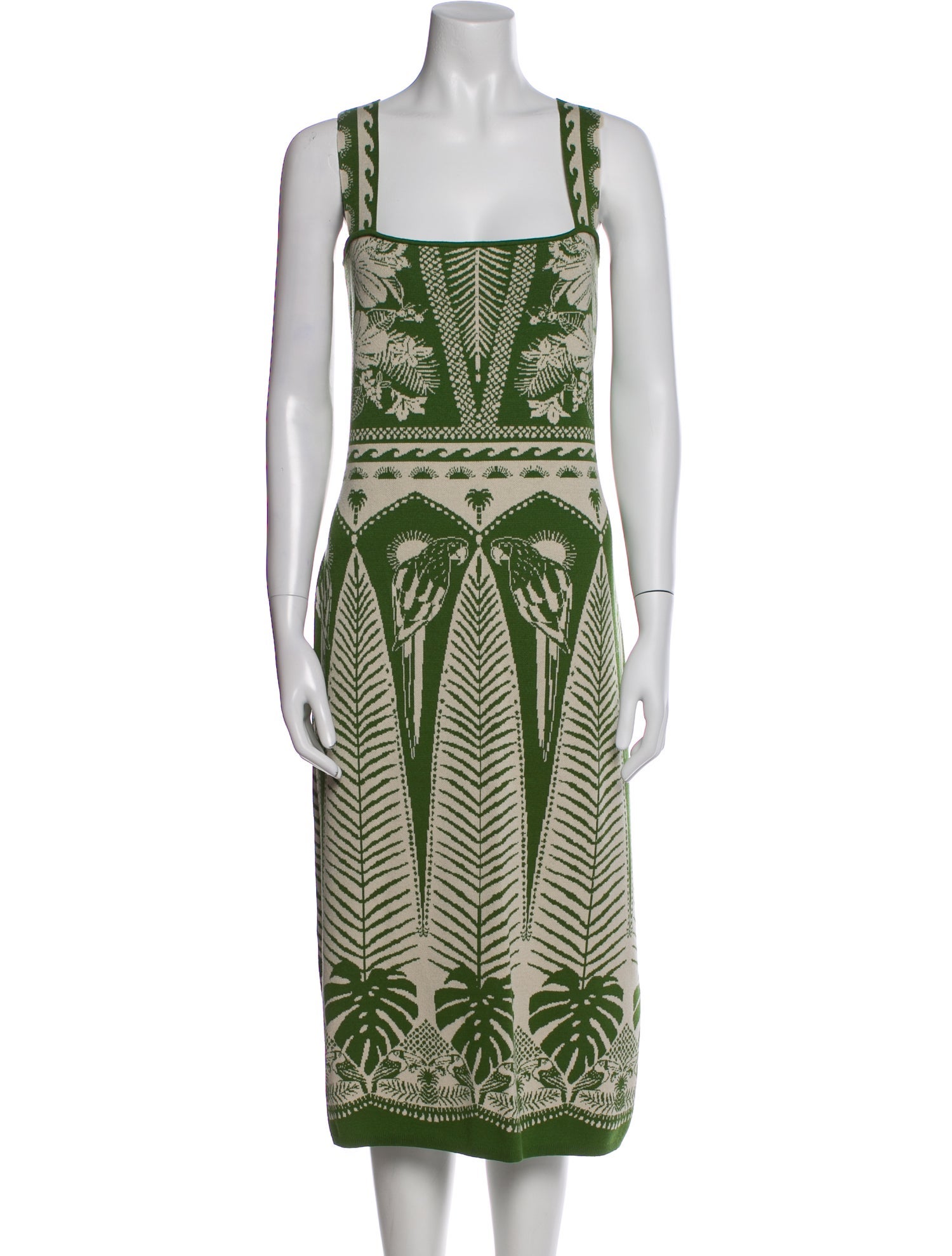 Farm Rio Printed Midi Length Dress