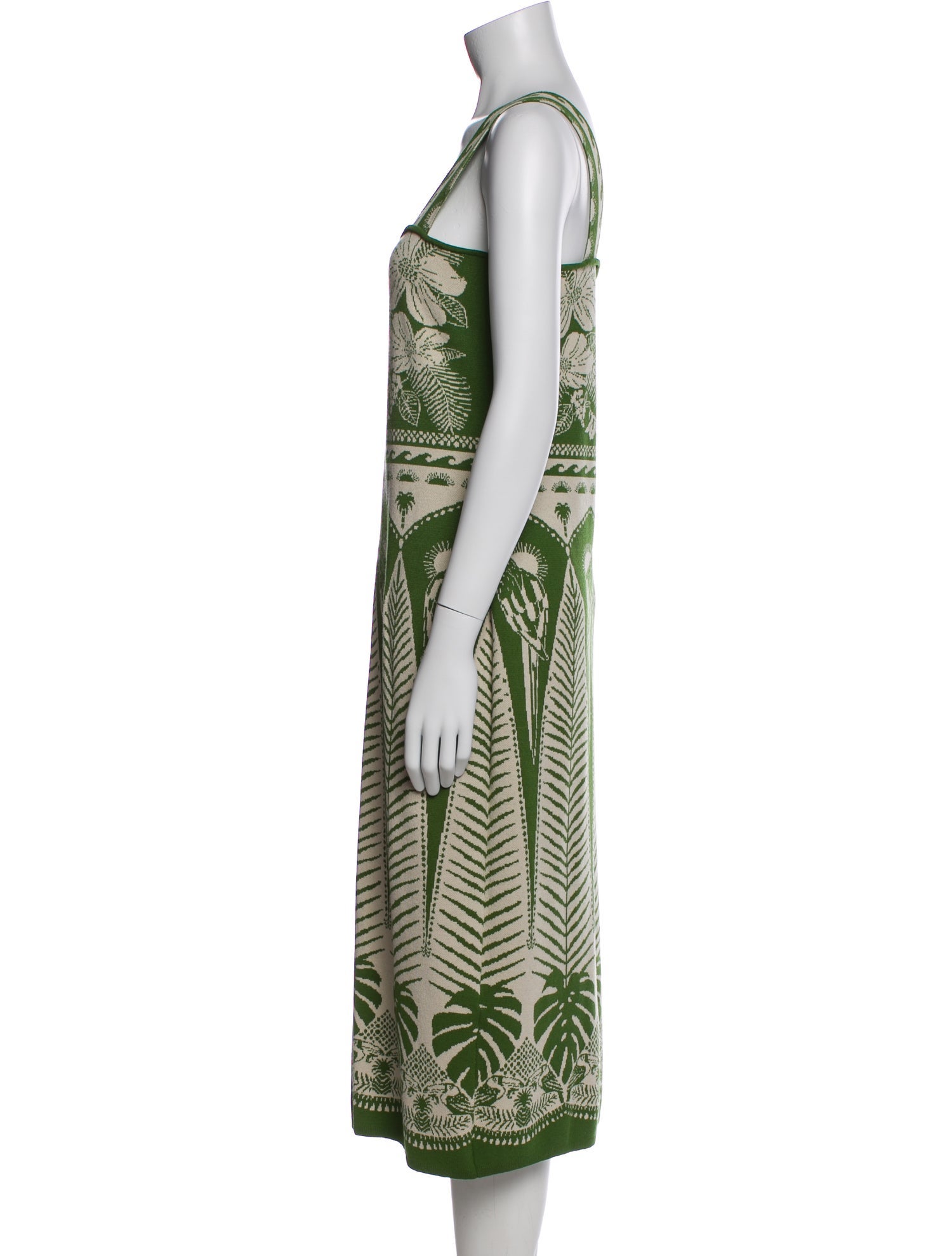 Farm Rio Printed Midi Length Dress