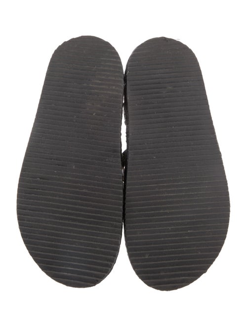 Farm Rio Leather Striped Gladiator Sandals