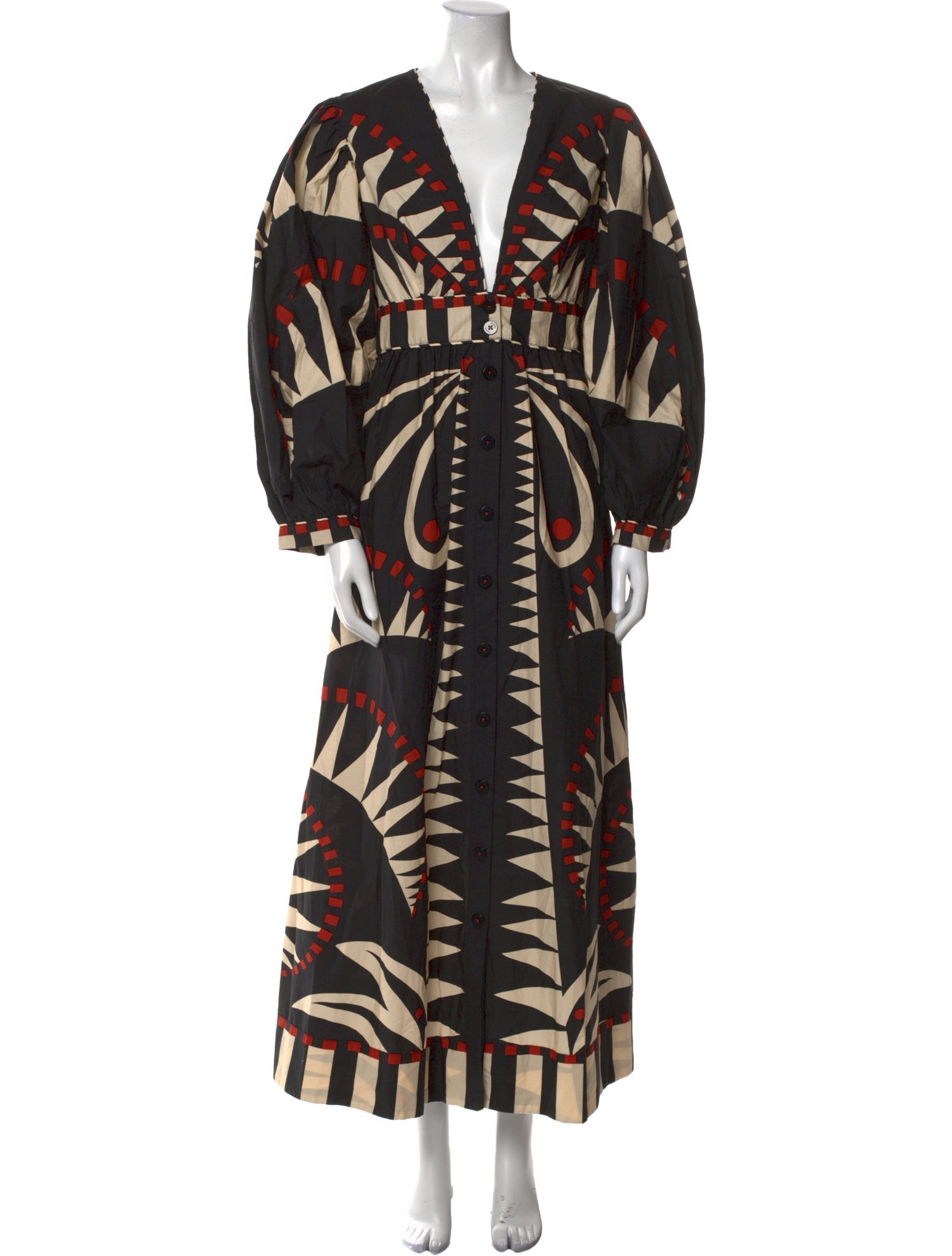 Farm Rio Printed Long Dress