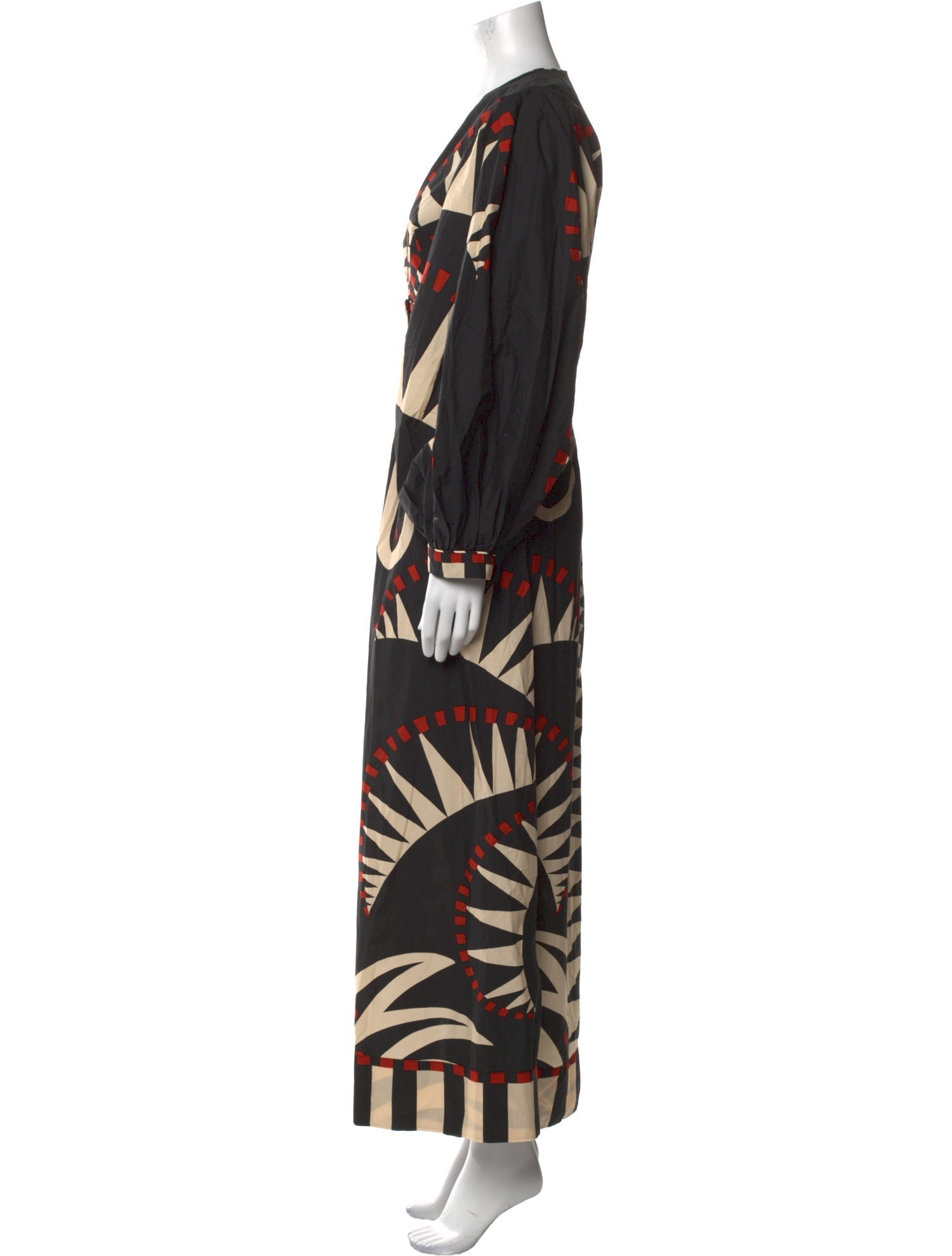 Farm Rio Printed Long Dress