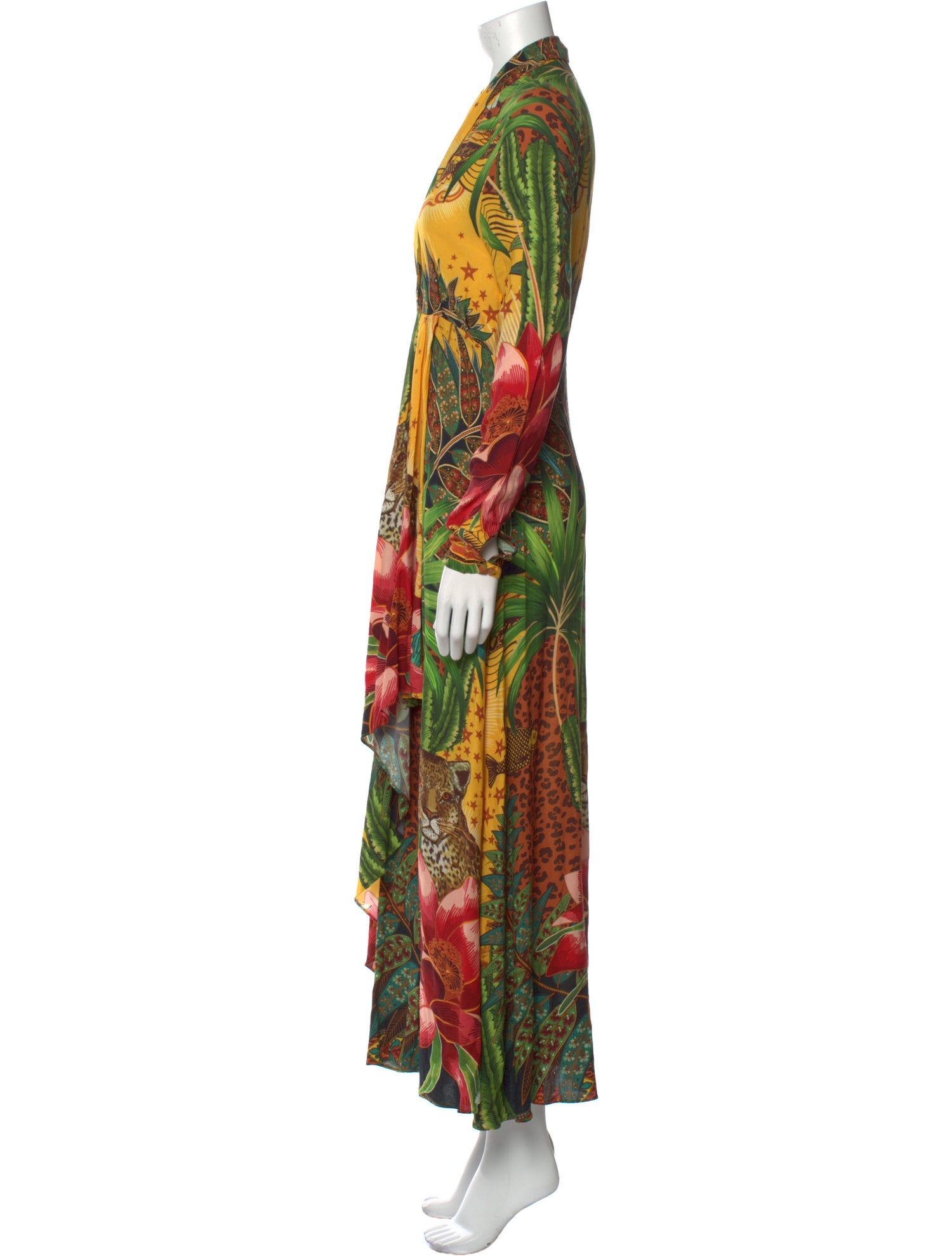 Farm Rio Printed Long Dress