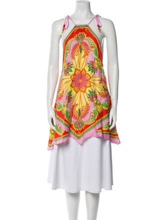Farm Rio Paisley Print Halterneck Tunic