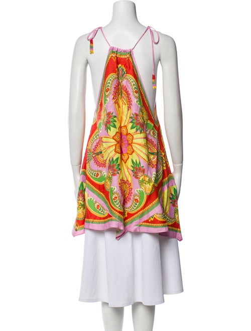 Farm Rio Paisley Print Halterneck Tunic