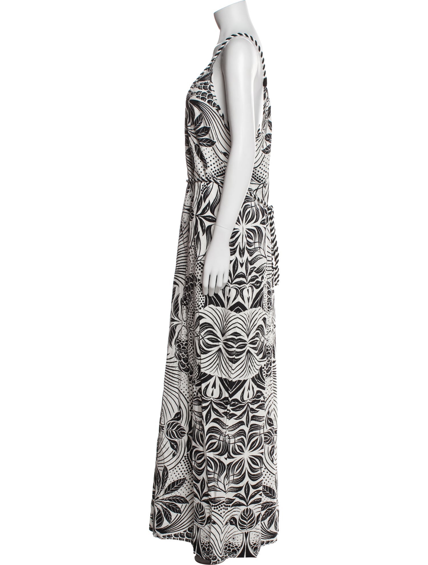 Farm Rio Linen Floral Print Jumpsuit w/ Tags