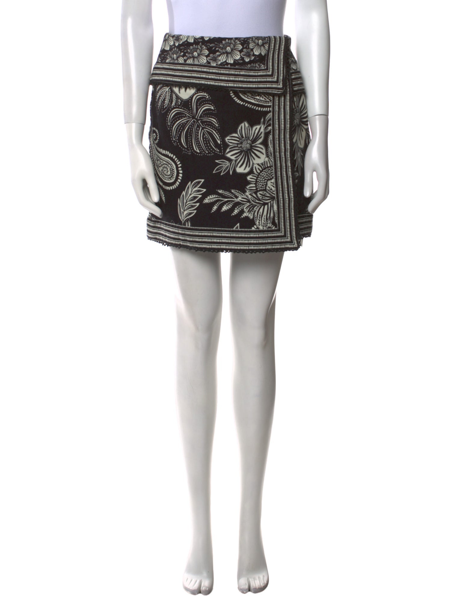 Farm Rio Printed Mini Skirt
