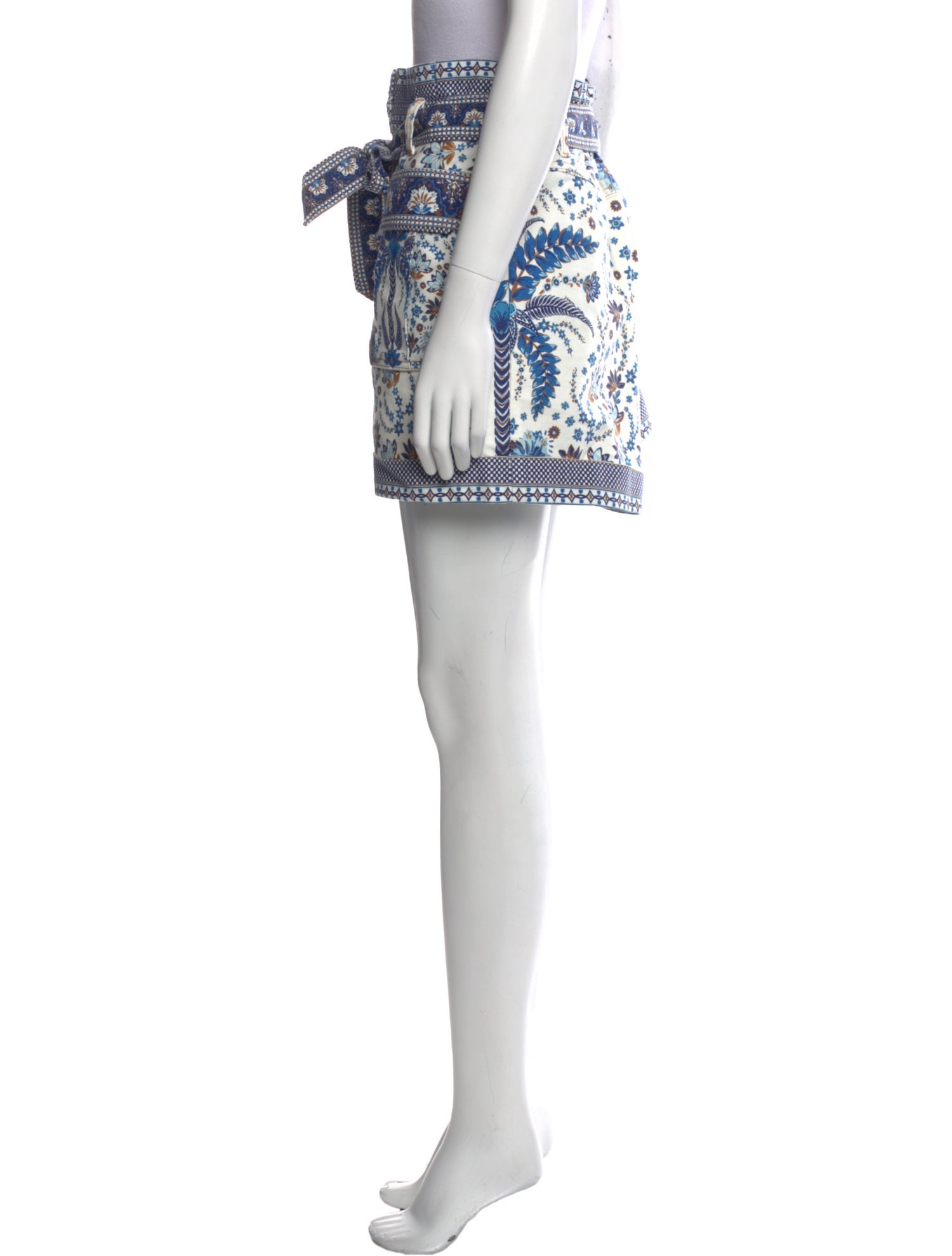 Farm Rio Floral Print Mini Shorts w/ Tags