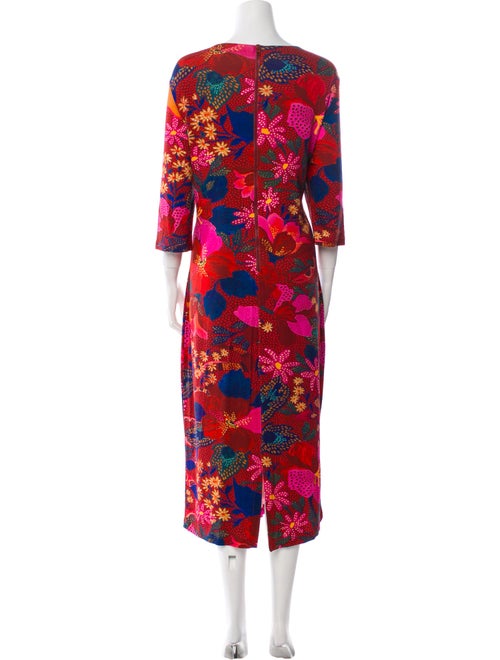 Farm Rio Floral Print Midi Length Dress