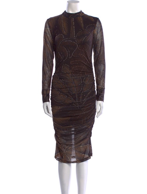 Farm Rio Printed Knee-Length Dress