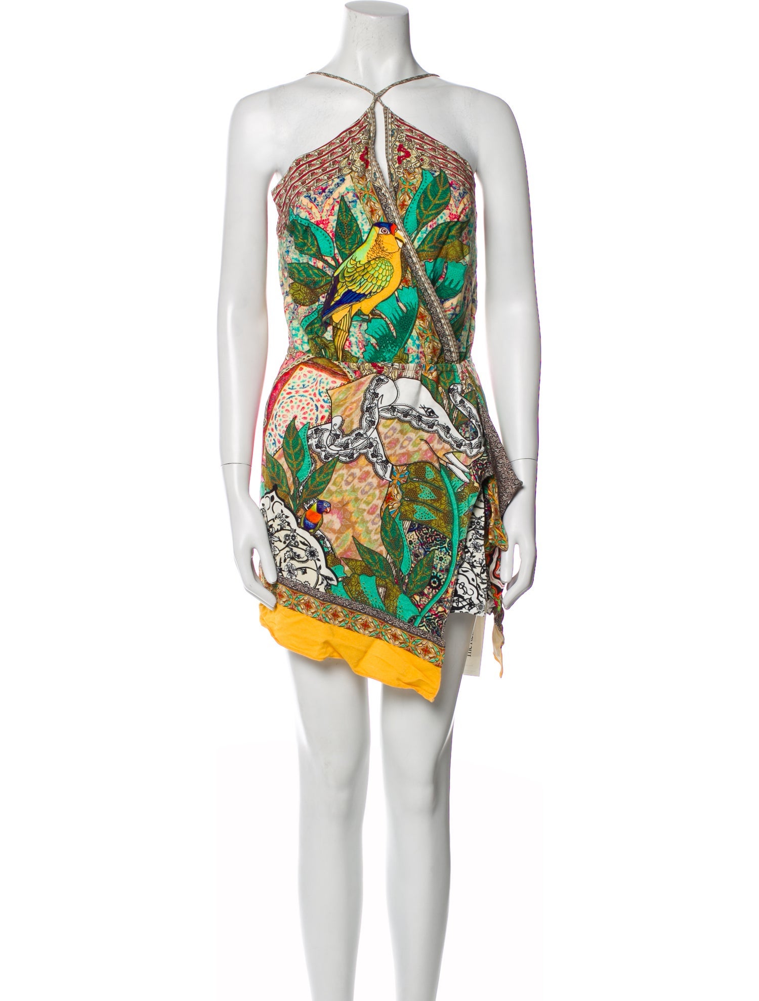 Farm Rio Floral Print Mini Dress w/ Tags