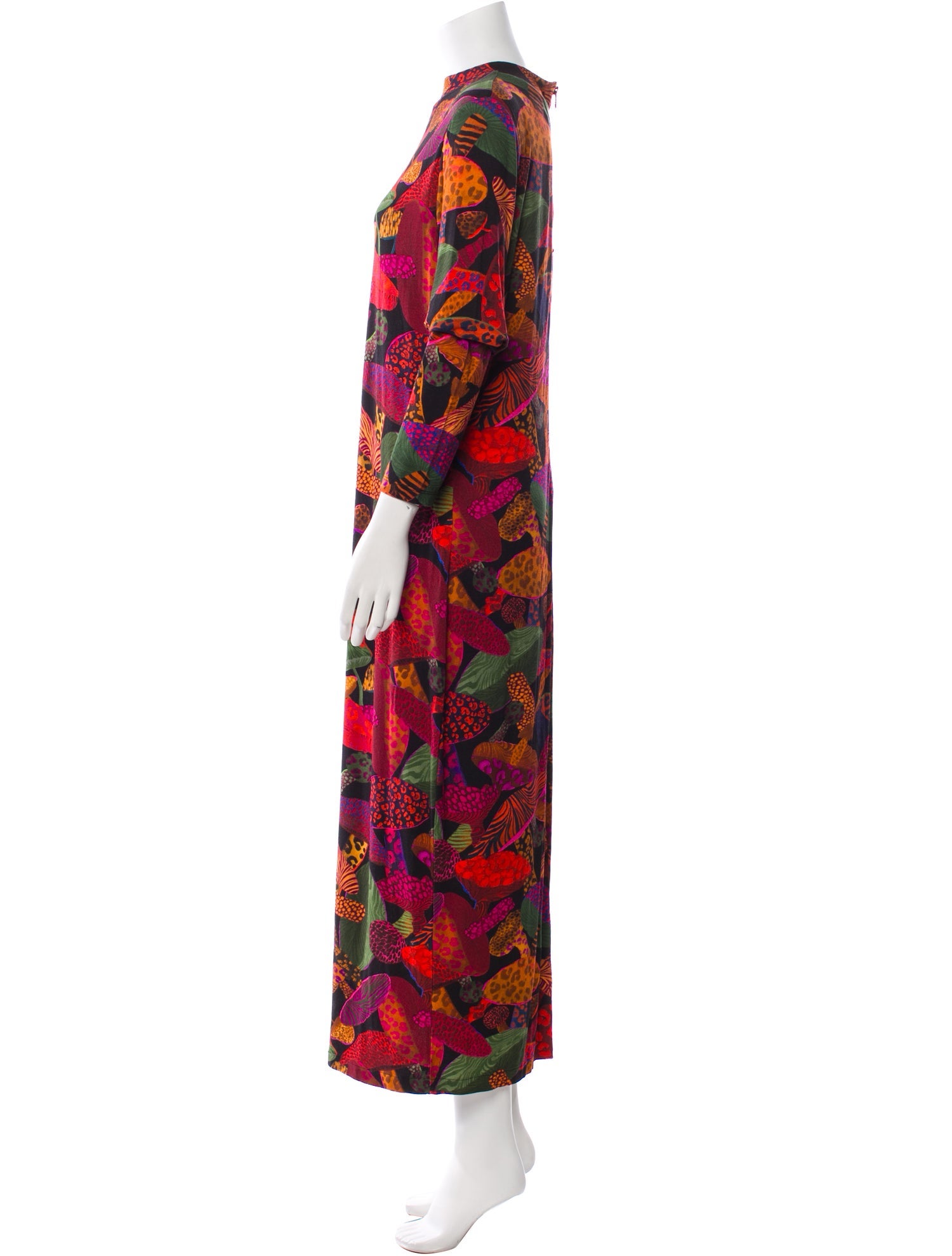 Farm Rio Floral Print Long Dress