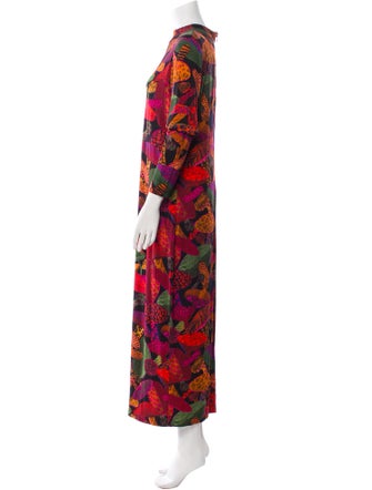 Farm Rio Floral Print Long Dress