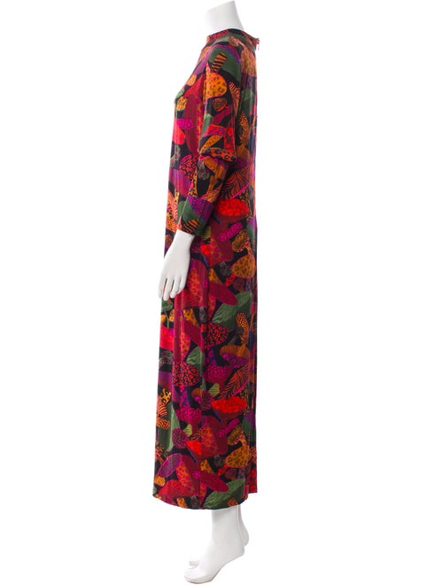 Farm Rio Floral Print Long Dress
