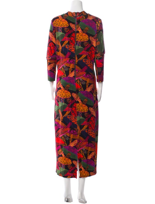 Farm Rio Floral Print Long Dress