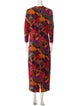Farm Rio Floral Print Long Dress