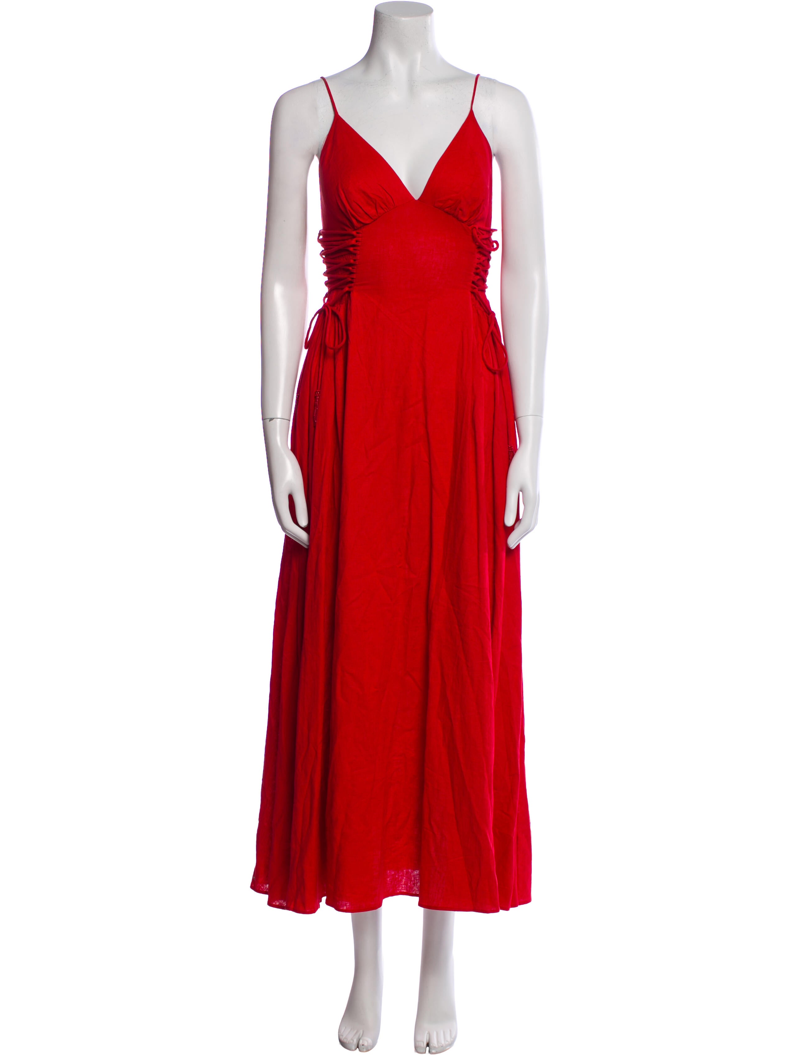 Farm Rio V-Neck Long Dress