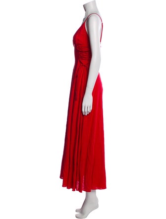 Farm Rio V-Neck Long Dress