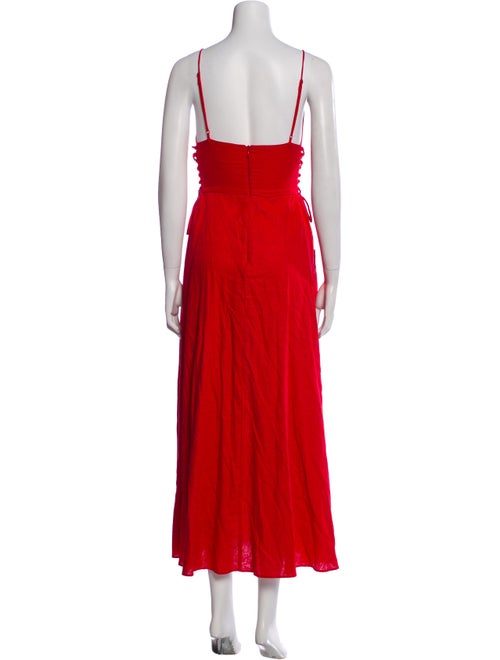 Farm Rio V-Neck Long Dress