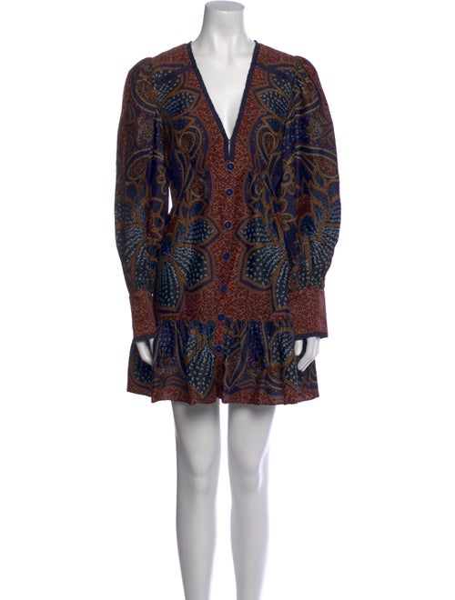 Farm Rio Printed Mini Dress