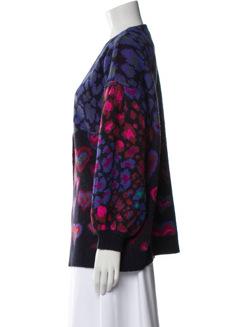 Farm Rio Printed Open Front Sweater