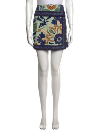 Farm Rio Printed Mini Skirt