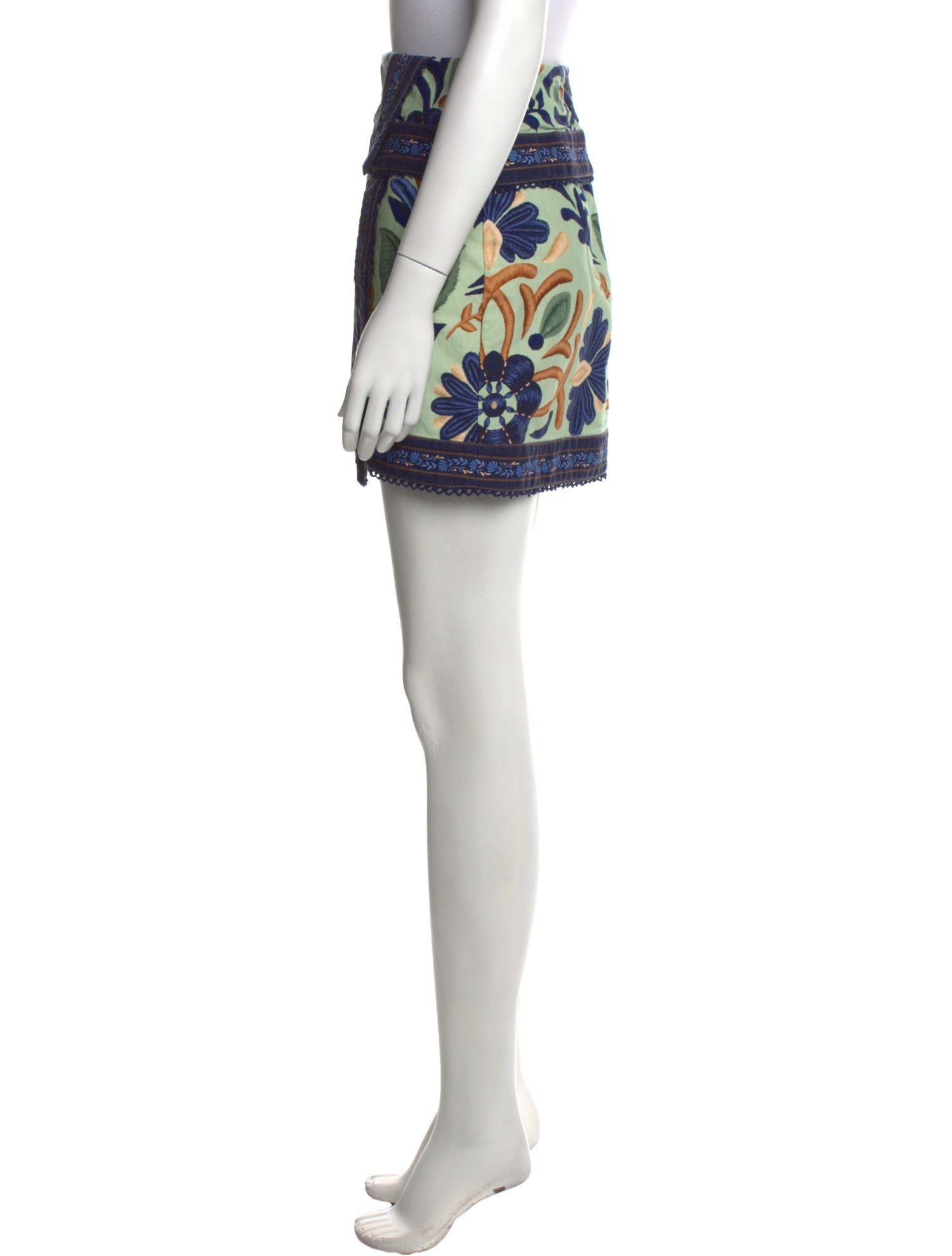 Farm Rio Printed Mini Skirt