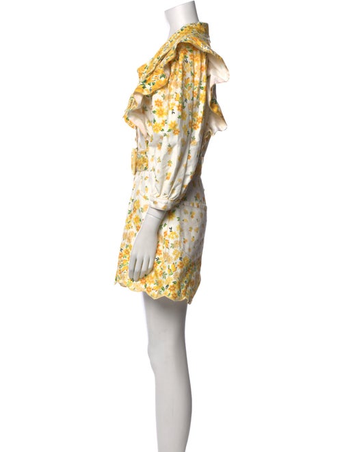 Farm Rio Floral Print V-Neck Romper